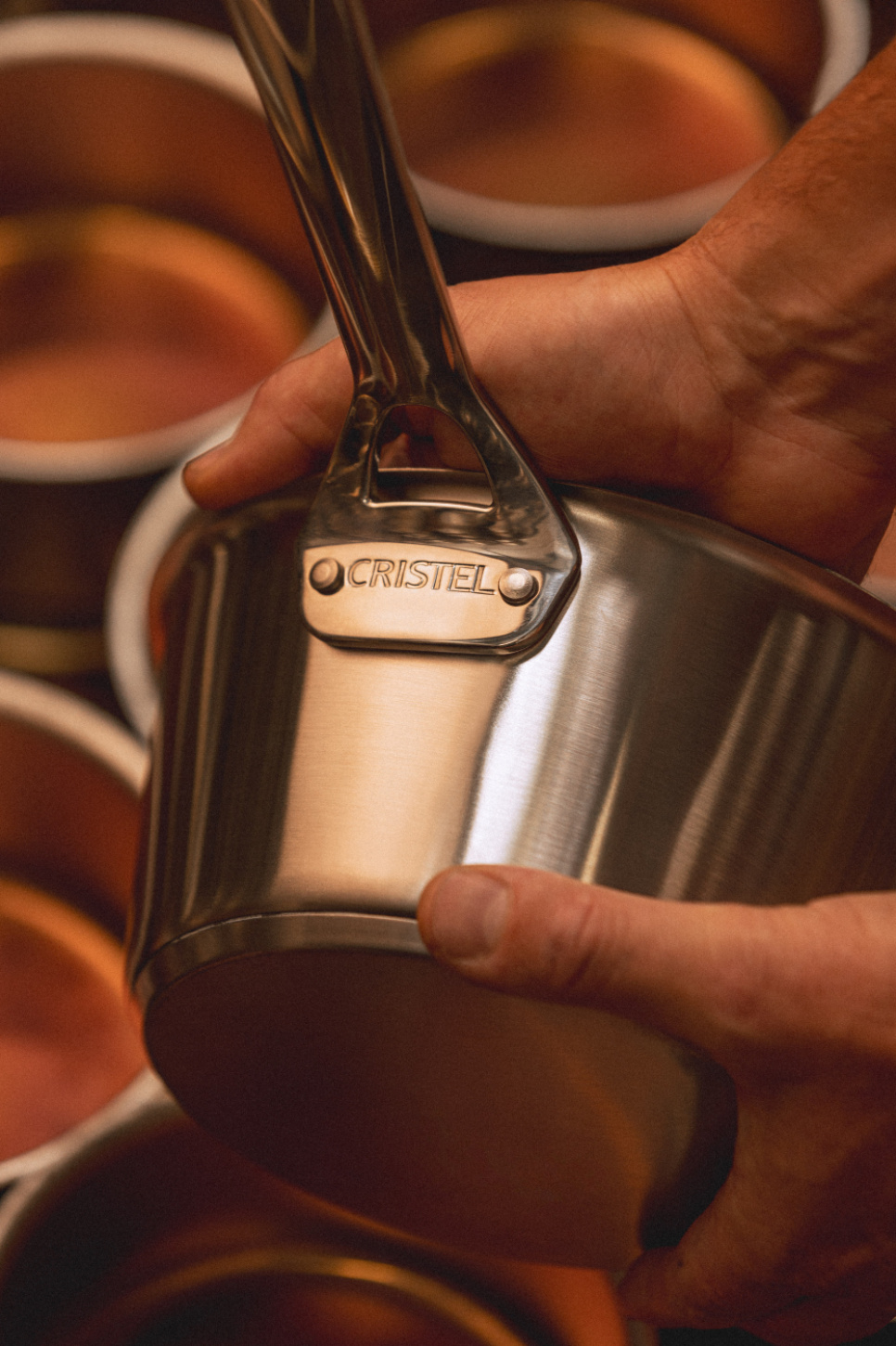 Kasserolle i rustfritt stål, 1826 - Cristel Kasserolle i rustfritt stål, 1826 - Cristel