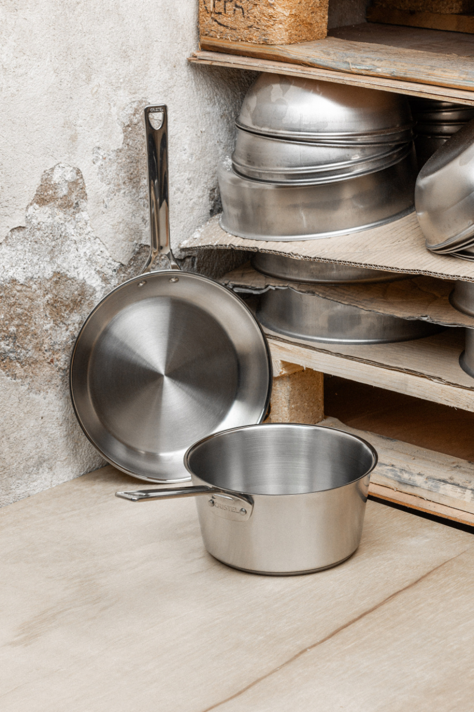 Kasserolle i rustfritt stål, 1826 - Cristel Kasserolle i rustfritt stål, 1826 - Cristel
