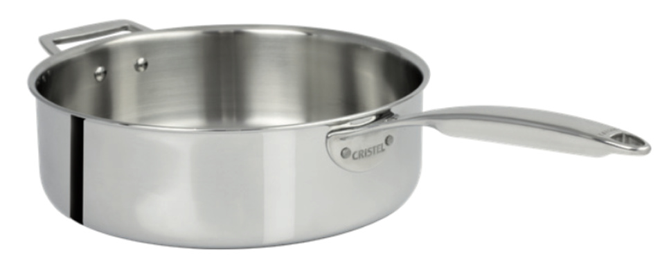 Sautépanne i rustfritt stål, 28 cm, CastelPro - Cristel i gruppen Matlaging / Stekepanne / Traktørpanner hos The Kitchen Lab (1155-30907)