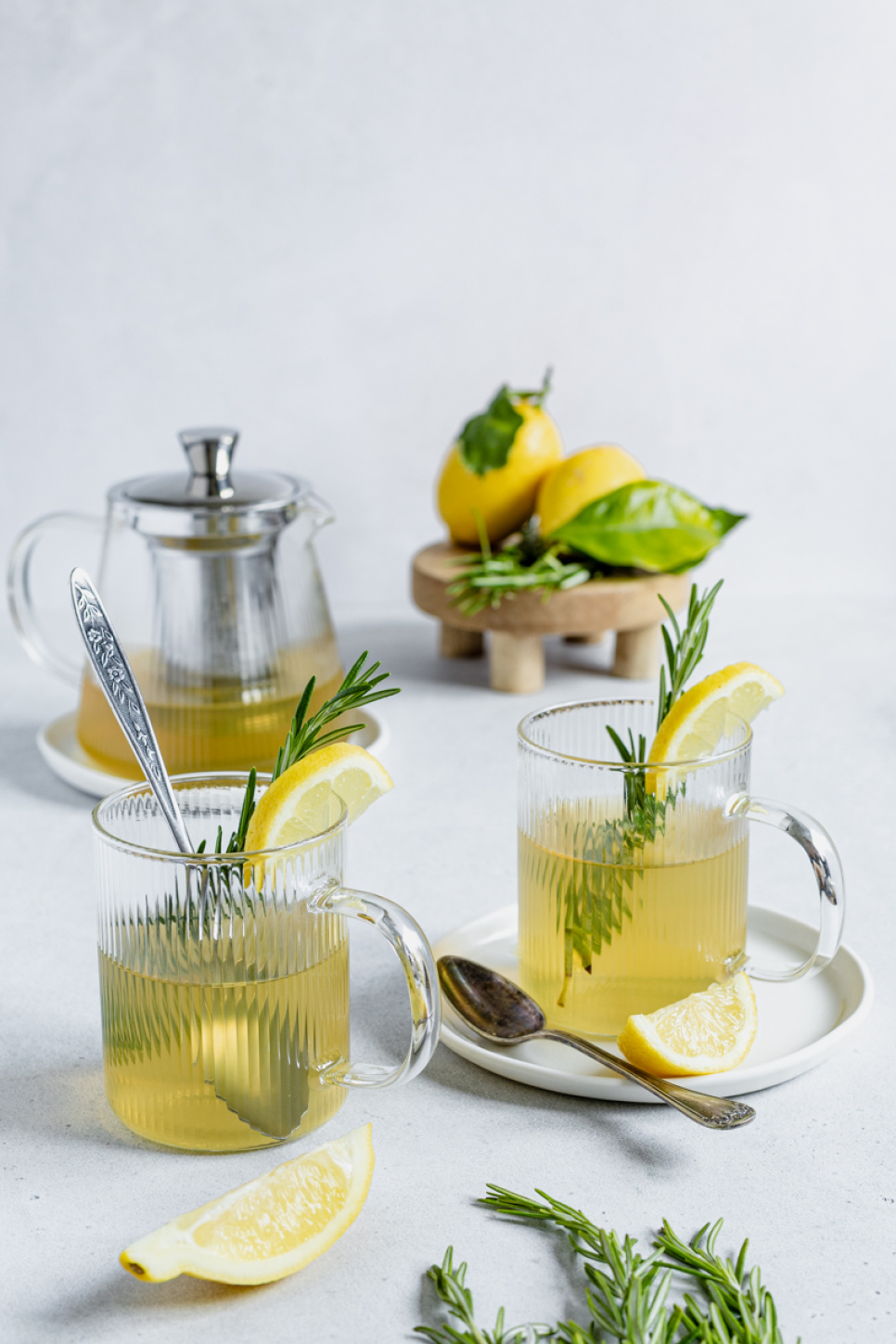 Sett med tekanne og to glasskrus, Darjeeling - Cristel Sett med tekanne og to glasskrus, Darjeeling - Cristel