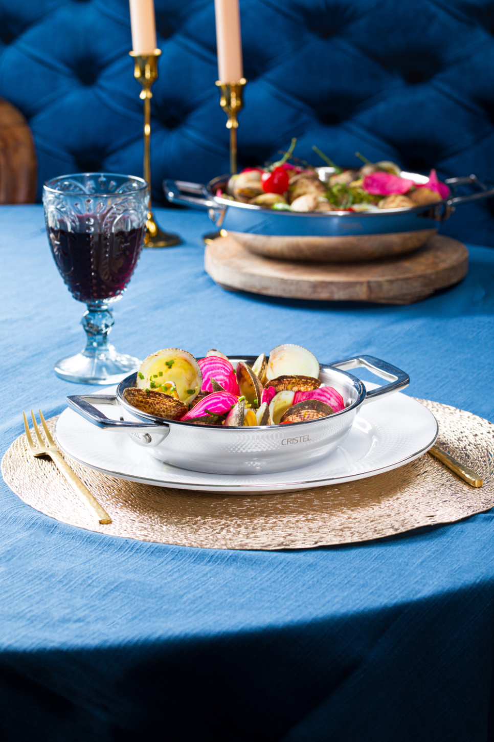 Stekepanne / Serveringspanne, CastelPro - Cristel Stekepanne / Serveringspanne, CastelPro - Cristel