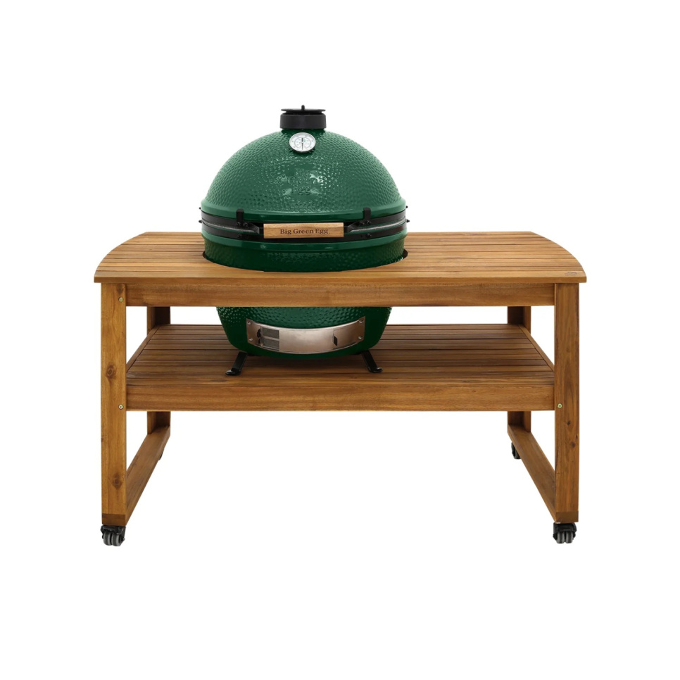 Bord i akasietre - Big Green Egg - XLarge i gruppen Grill, Komfyrer & Ovner / Grill / Utekjøkken / Utekjøkken - Tilbehør hos The Kitchen Lab (1282-17364)