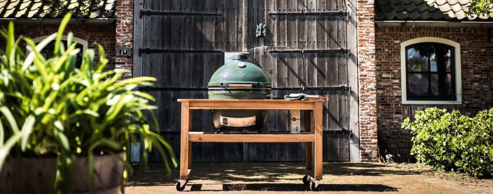 Bord i akasietre - Big Green Egg - XLarge