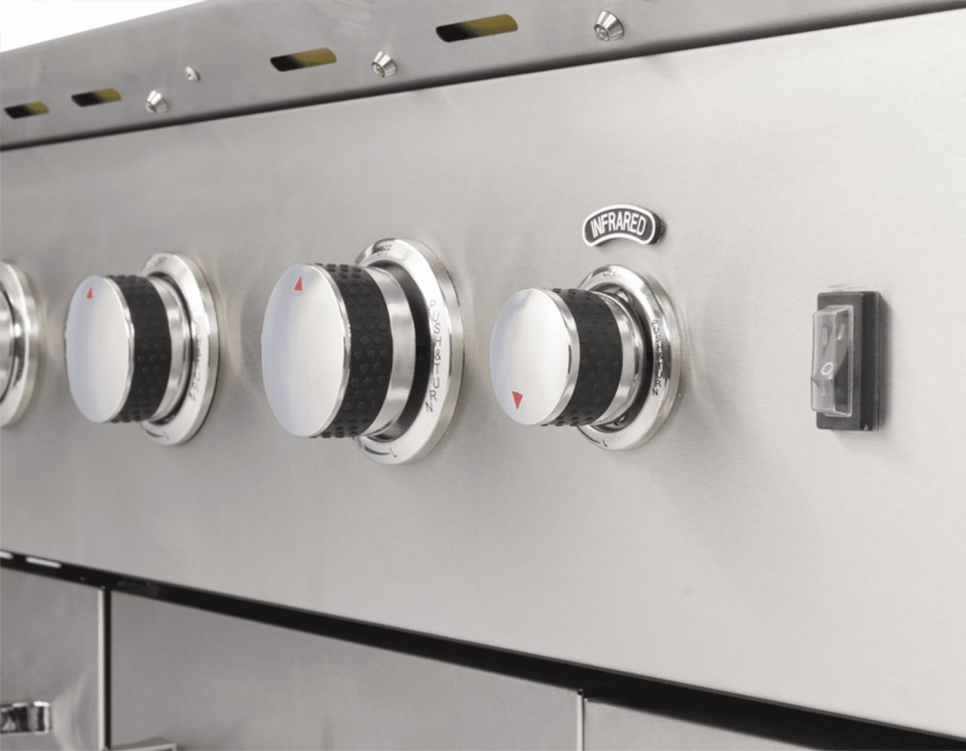 Luciano, rustfri gassgrill med kjøleskap - Boretti