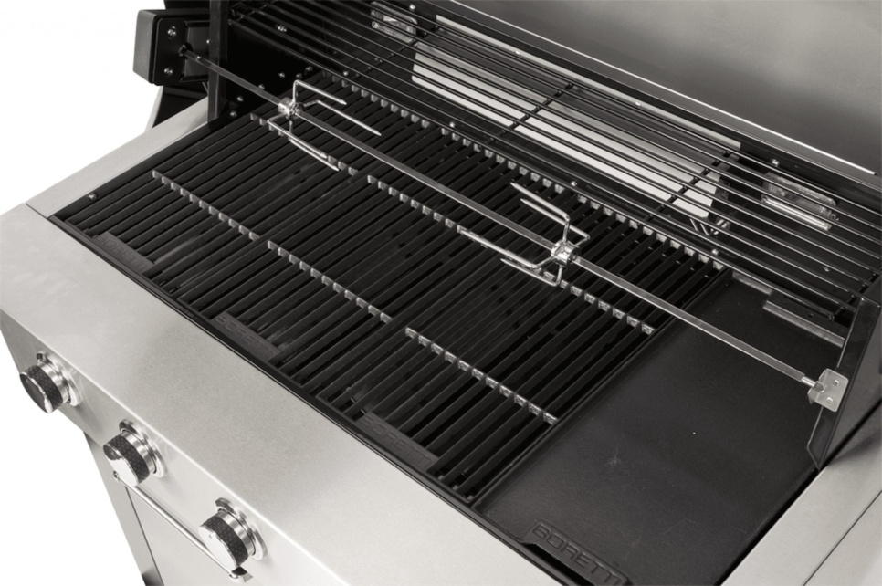 Luciano, rustfri gassgrill med kjøleskap - Boretti