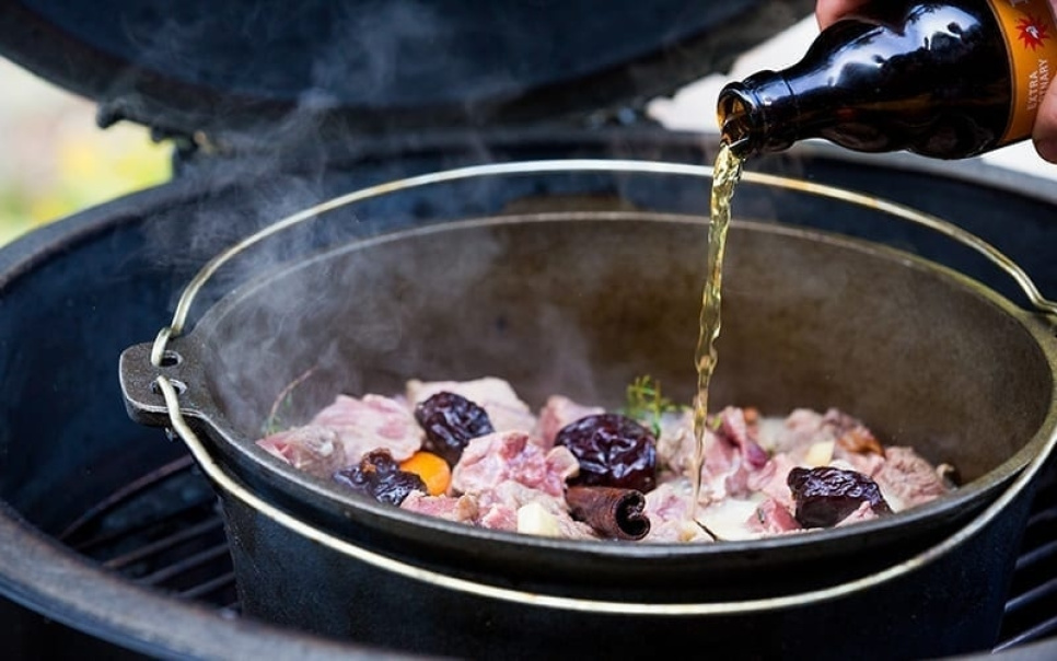 Støpejern Dutch Oven, støpejernsgryte - Big Green Egg