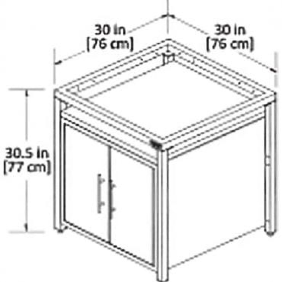 Modular Nest Expansion Cabinet - Big Green Egg Modular Nest Expansion Cabinet - Big Green Egg
