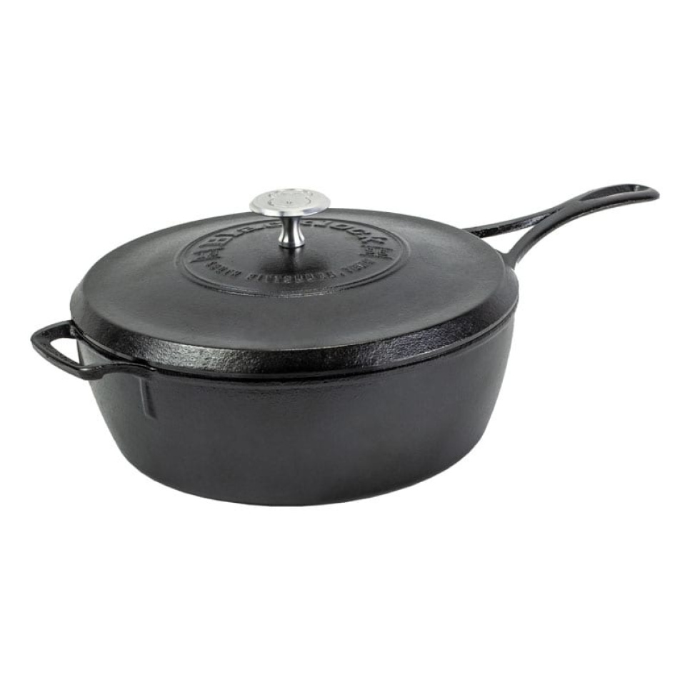 Støpejernskjele, 26 cm, Black Lock - Lodge i gruppen Matlaging / Panner og Gryter / Kasseroller hos The Kitchen Lab (1282-24823)