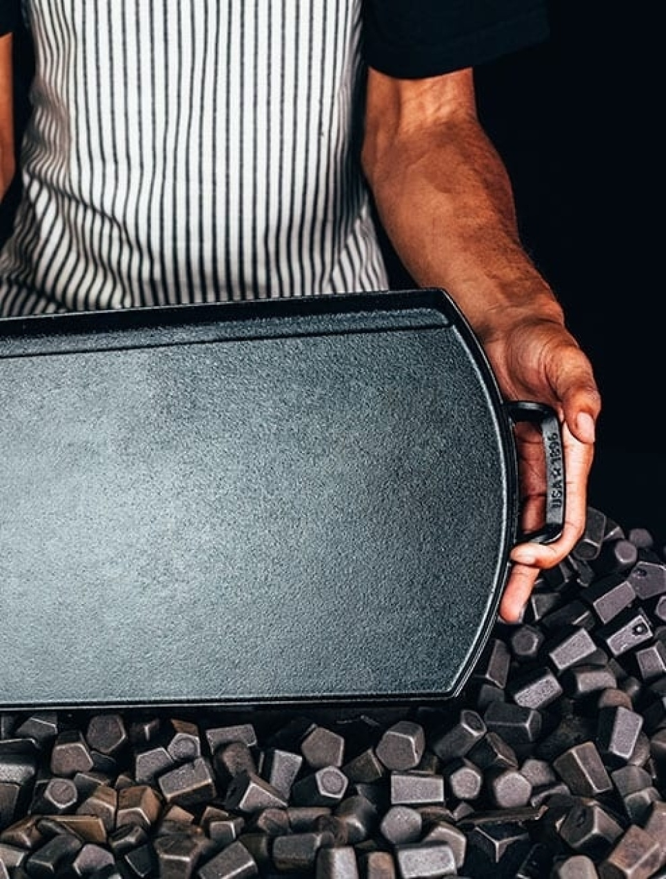 Stekebord i støpejern, Black Lock - Lodge