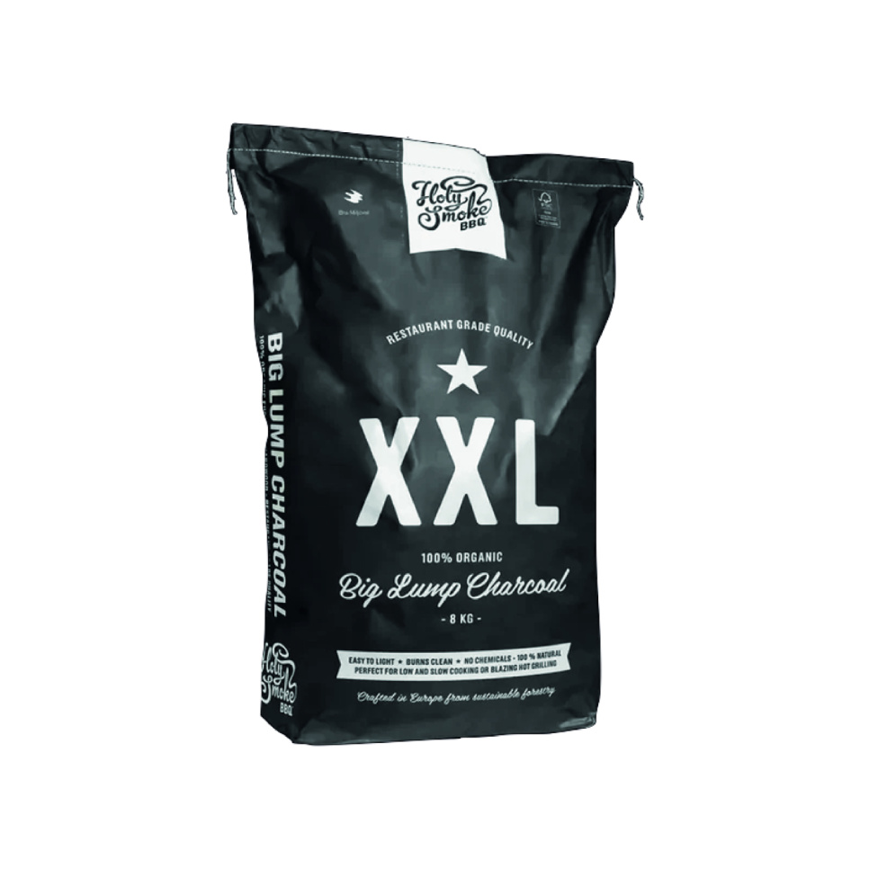Grillkull, Lump Charcoal, 8 kg - Holy Smoke BBQ i gruppen Grill, Komfyrer & Ovner / Grillkull og briketter / kull hos The Kitchen Lab (1282-25771)