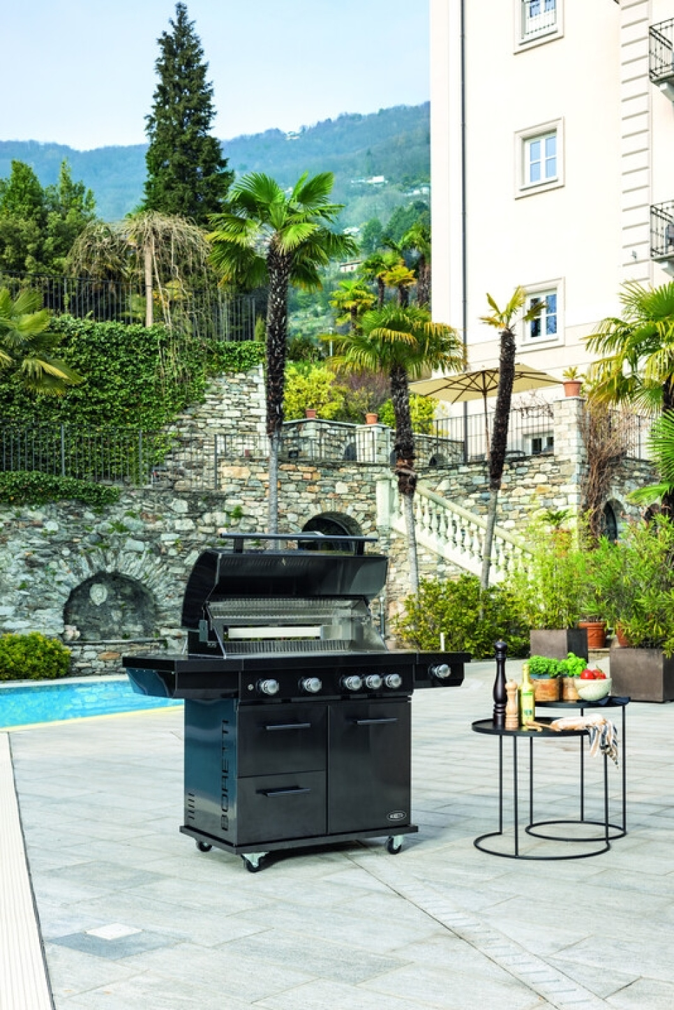 Imperatore Nero 4B, gassgrill - Boretti