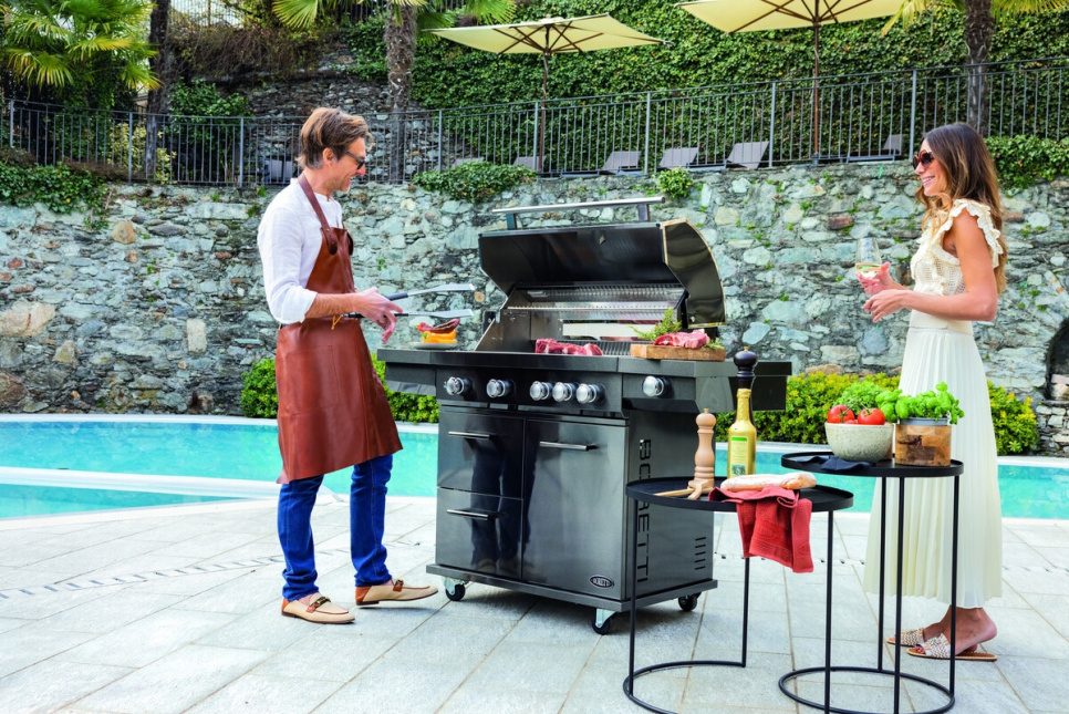 Imperatore Nero 4B, gassgrill - Boretti