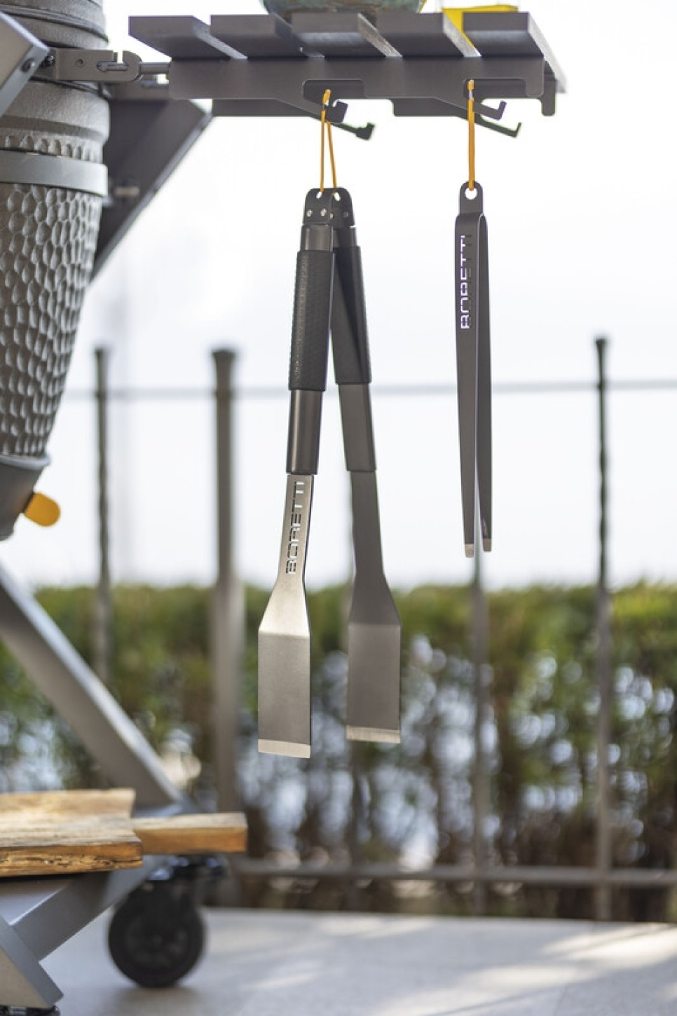 Sett med grilltang, grillspade og grillristbørste - Boretti