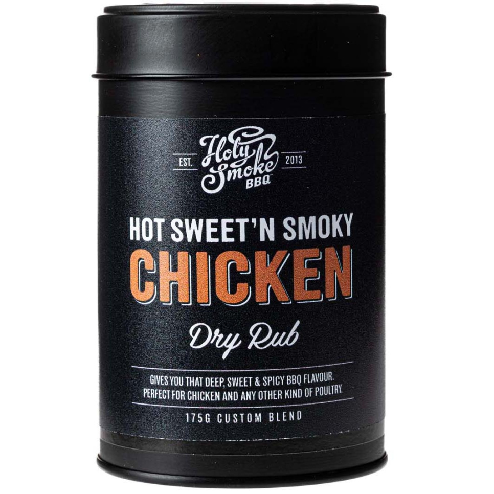 Krydret kylling, krydderblanding, 175 g - Holy Smoke BBQ i gruppen Matlaging / Krydder og Smakstilsetninger / Krydder hos The Kitchen Lab (1282-28167)