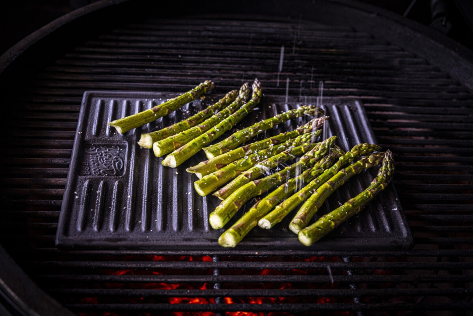 Emaljert støpejern vendbar takke/grill, 41 x 29 cm - Holy Smoke BBQ Emaljert støpejern vendbar takke/grill, 41 x 29 cm - Holy Smoke BBQ