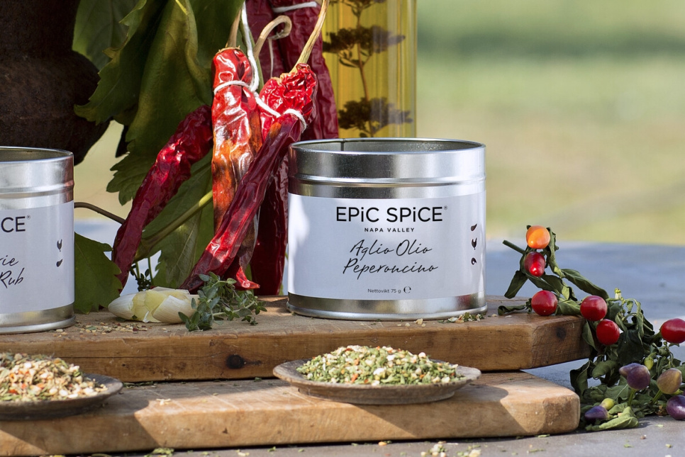 Aglio Olio Peperoncino, krydderblanding, 60g g - Epic Spice Aglio Olio Peperoncino, krydderblanding, 60g g - Epic Spice