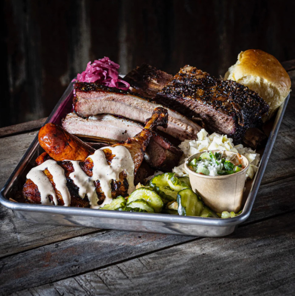 Aluminiumsplate, 33x25,5cm Large - Holy Smoke BBQ i gruppen Matlaging / Former og Kantiner / Blikk og plater hos The Kitchen Lab (1282-30381)