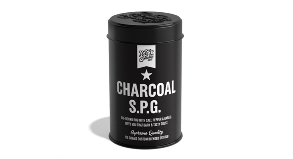 Charcoal S.P.G. Dry Rub, 100g - Holy Smoke BBQ i gruppen Matlaging / Krydder og Smakstilsetninger hos The Kitchen Lab (1282-34904)