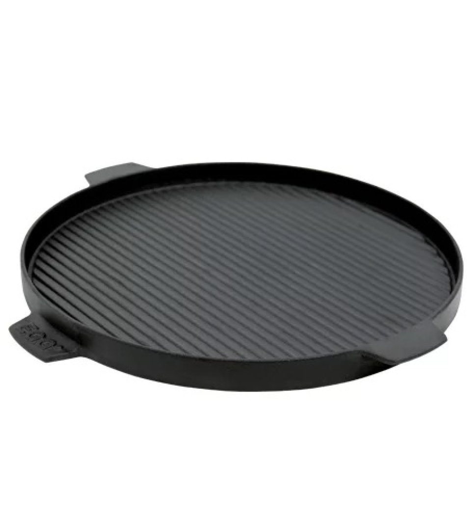 Vendbart stekebord i støpejern, Large - Big Green Egg i gruppen Grill, Komfyrer & Ovner / Tilbehør til grill / Grillrist hos The Kitchen Lab (1282-35174)