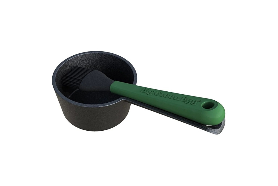 Støpejernspanne med pensel - Big Green Egg i gruppen Matlaging / Panner og Gryter / Kasseroller hos The Kitchen Lab (1282-35178)