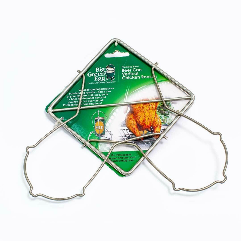 Sammenleggbart Beer Can Chicken-stativ - Big Green Egg