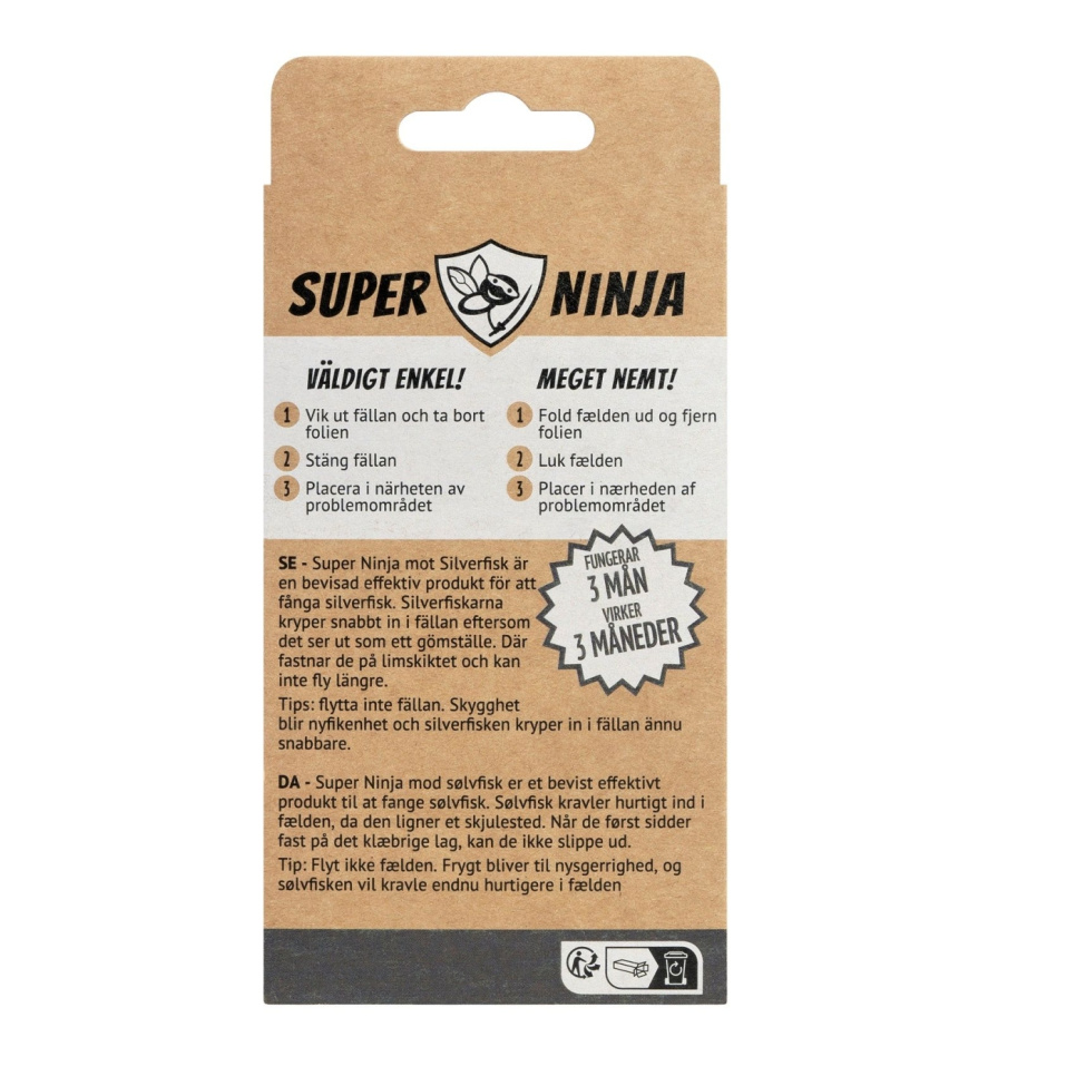 Sølvkrefelle, 3-pakning - Super Ninja Sølvkrefelle, 3-pakning - Super Ninja