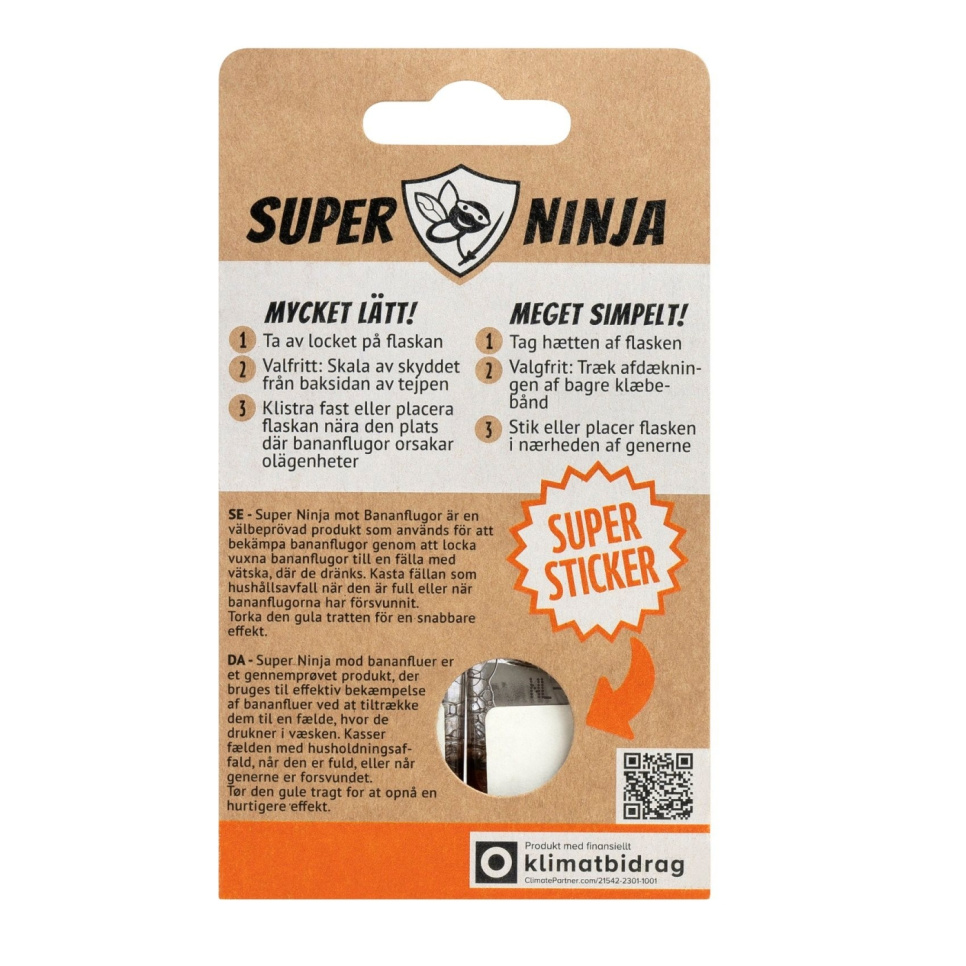 Fruktfluefelle - Super Ninja Fruktfluefelle - Super Ninja