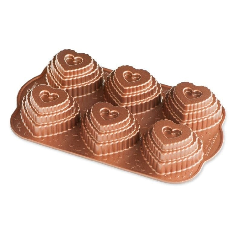 Bakeform lagdelt hjertekake - Nordic Ware i gruppen Baking / Bakeformer / Kakeformer hos The Kitchen Lab (1288-17735)