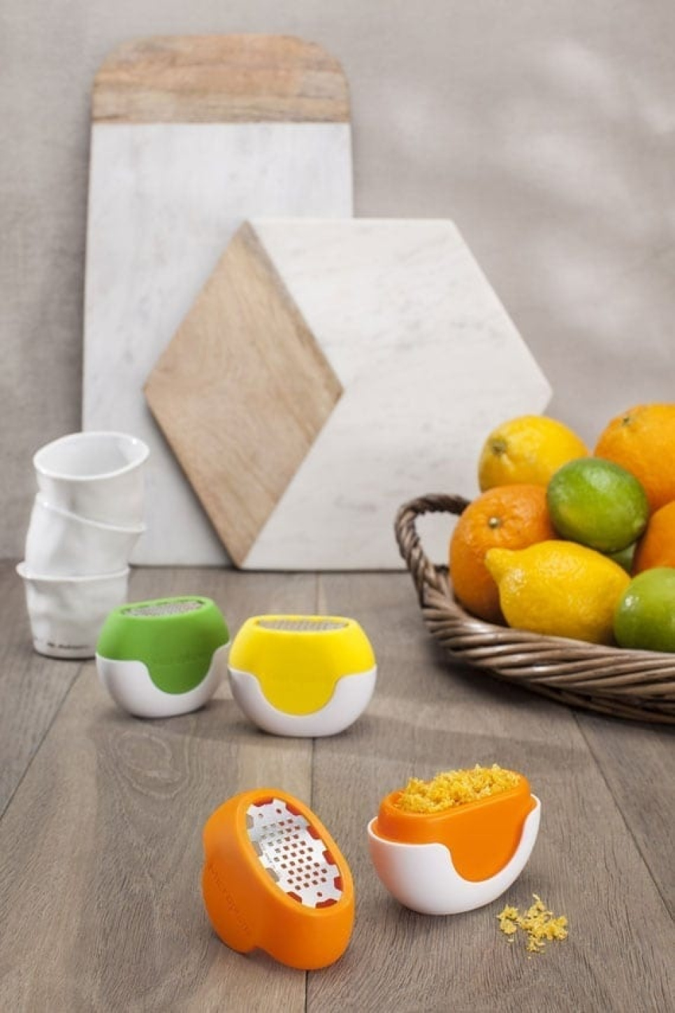 Rivjern, Flexi Zesti med oppsamler - Microplane Rivjern, Flexi Zesti med oppsamler - Microplane