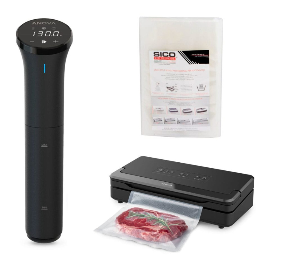 Anova Precision® Cooker Nano 3.0 / Vacuum Sealer Pro – Sous Vide-pakke i gruppen Matlaging / Sous vide / Sirkulatorer hos The Kitchen Lab (1317-26949)