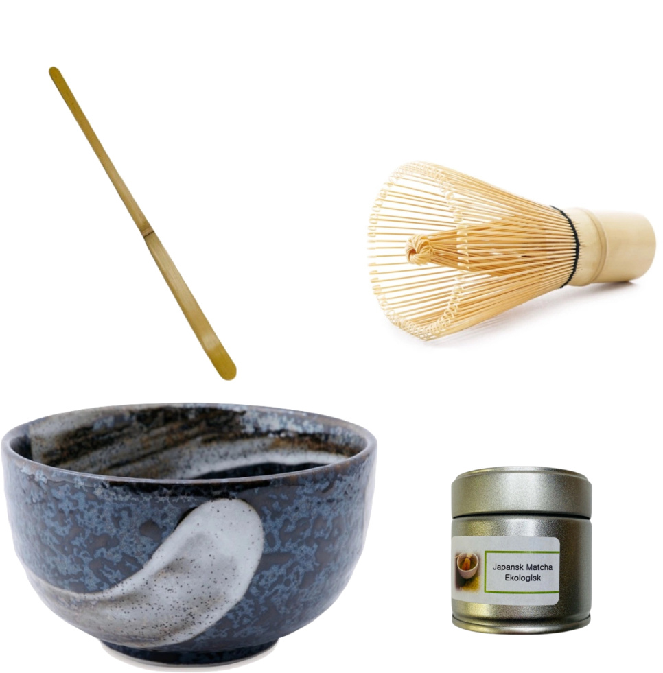 Komplett sett for Matcha i gruppen Te og kaffe / Te / Matcha te hos The Kitchen Lab (1317-31006)