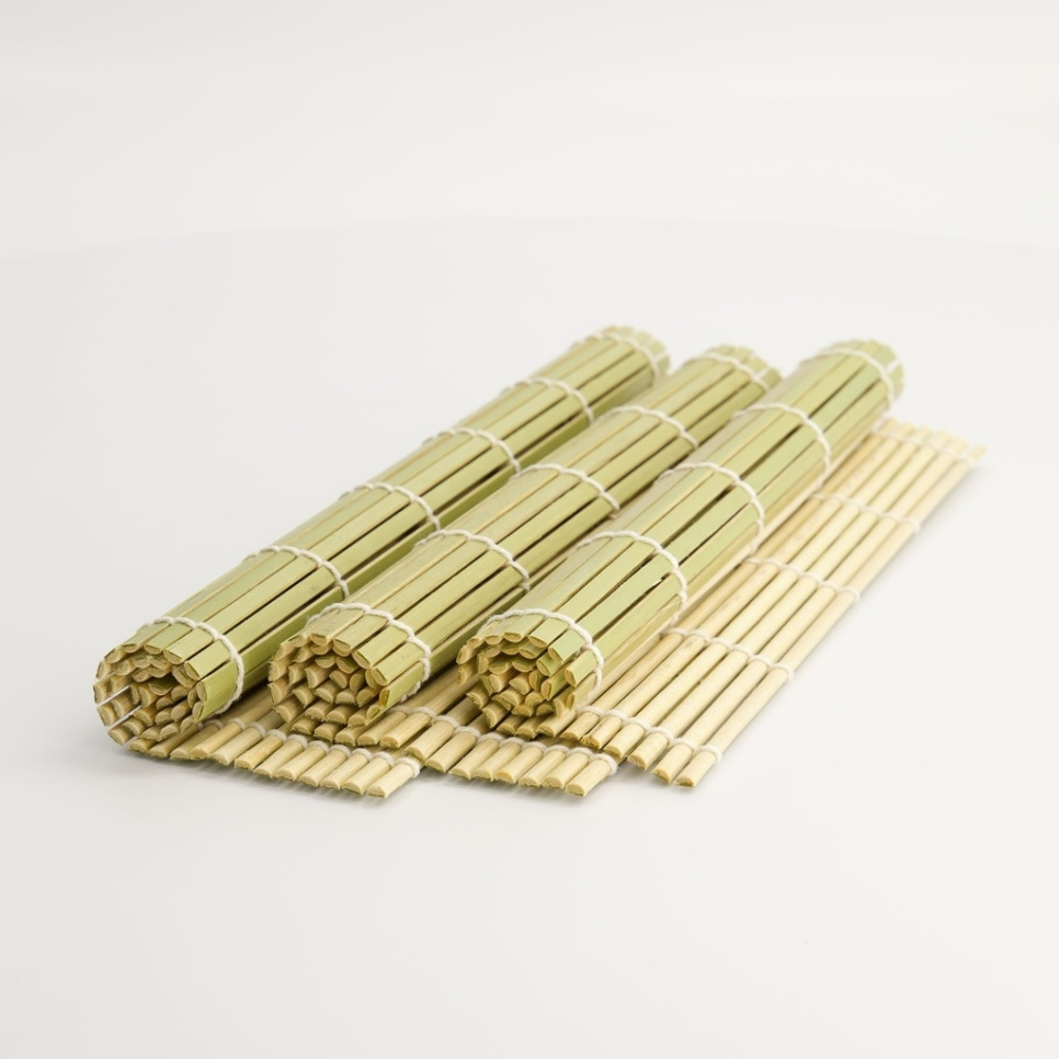 Sushimatte av bambus, 24 x 24 cm