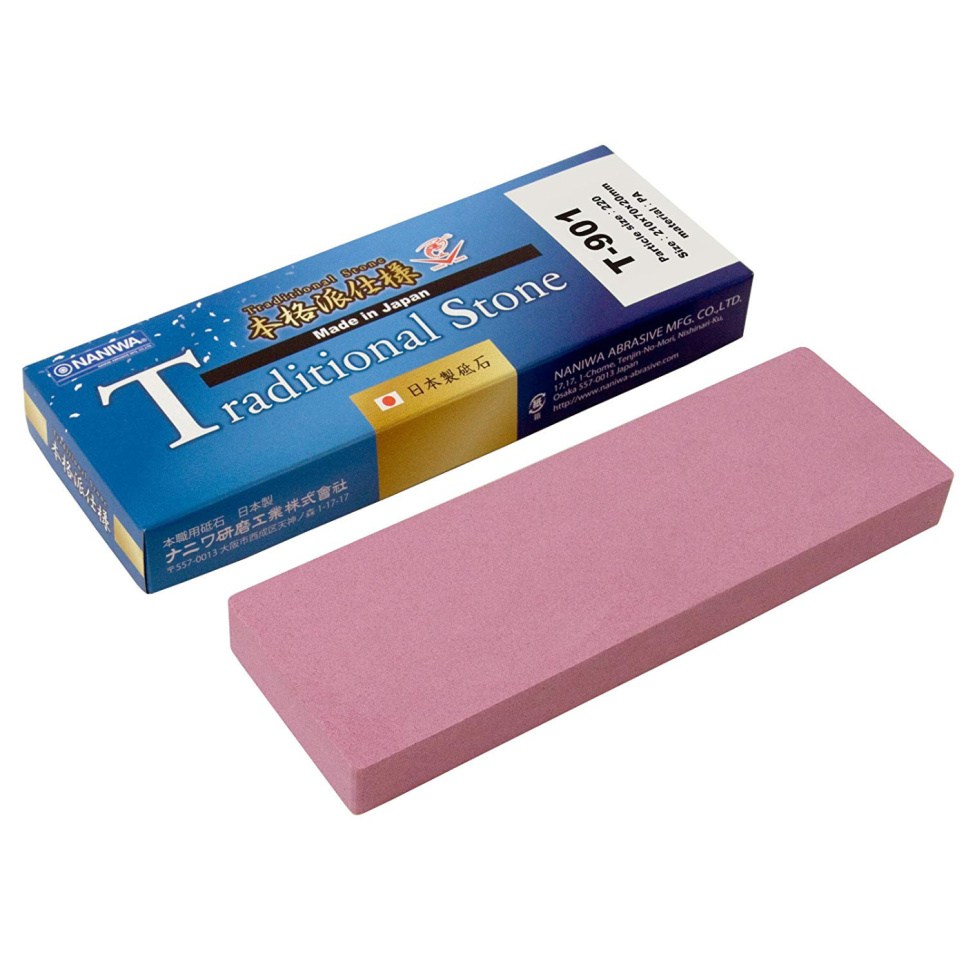 Komplett sett for knivsliping med våtstein