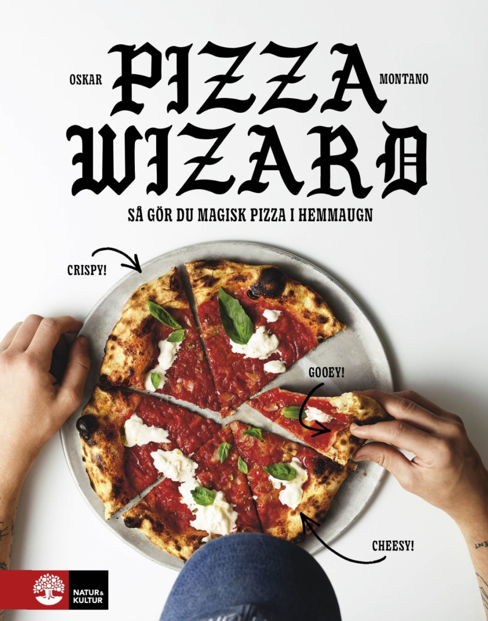 Pizza wizard: Så gör du magisk pizza i hemmaugn - Oskar Montano i gruppen Matlaging / Kokebøker / Råvarer & Teknikk / Pasta & Pizza hos The Kitchen Lab (1355-25569)