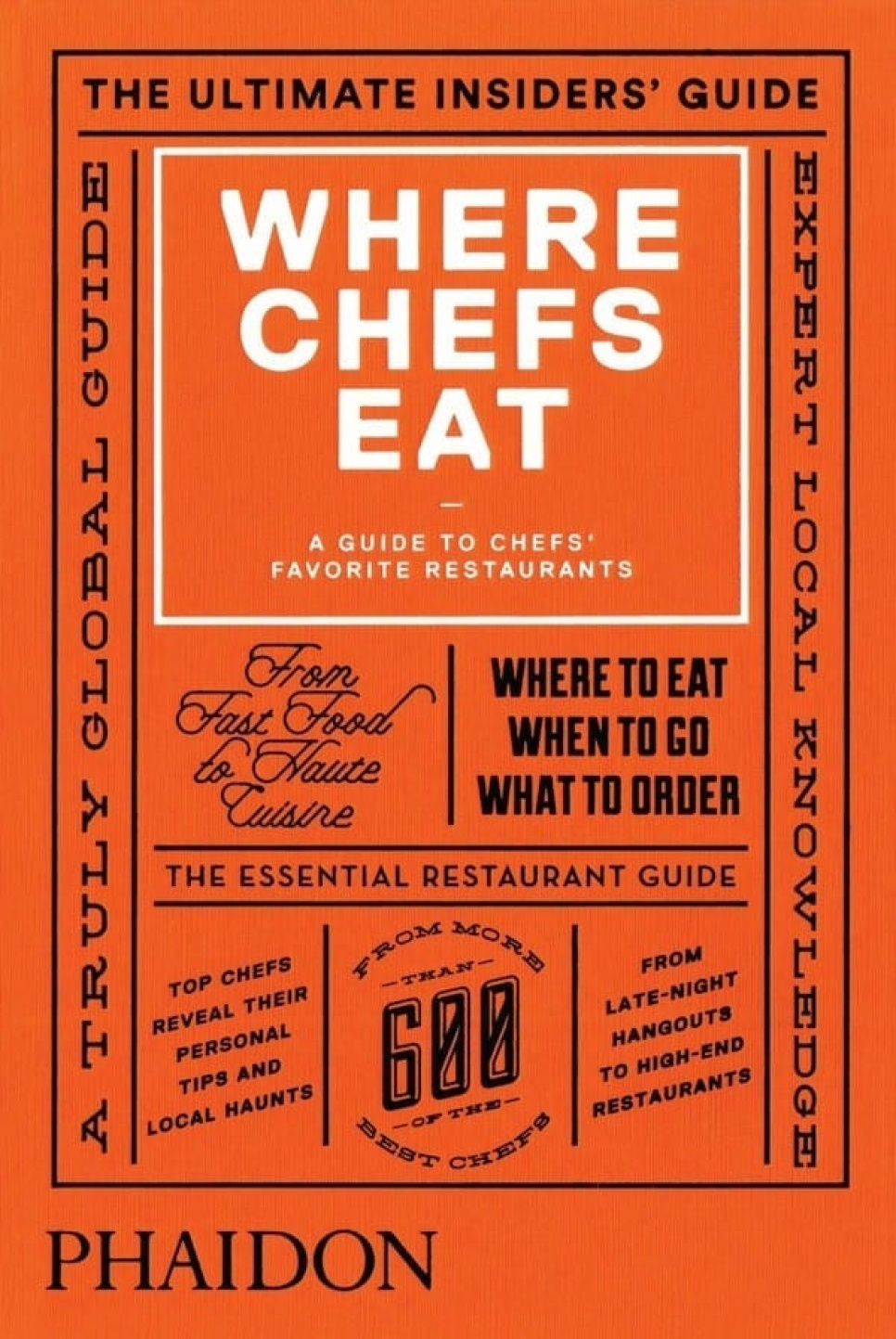 Where Chefs Eat, A Guide to Chefs Favourite Restaurants i gruppen Matlaging / Kokebøker / Andre kokebøker hos The Kitchen Lab (1399-14478)