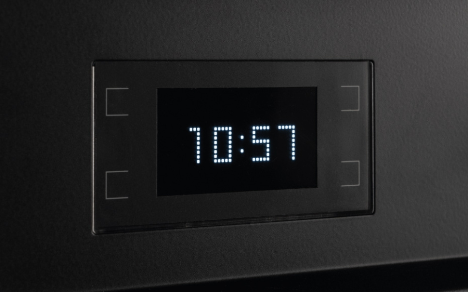 Induksjonstopp Professional, 90 cm, 5 soner, Dobbel ovn, Carbonio - Bertazzoni