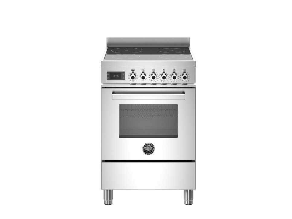 Induksjonstopp Professional, 60 cm, 4 soner, Enkel ovn, Rustfritt stål - Bertazzoni i gruppen Grill, Komfyrer & Ovner / Stekeovn / Induksjonskomfyrer hos The Kitchen Lab (1403-30618)