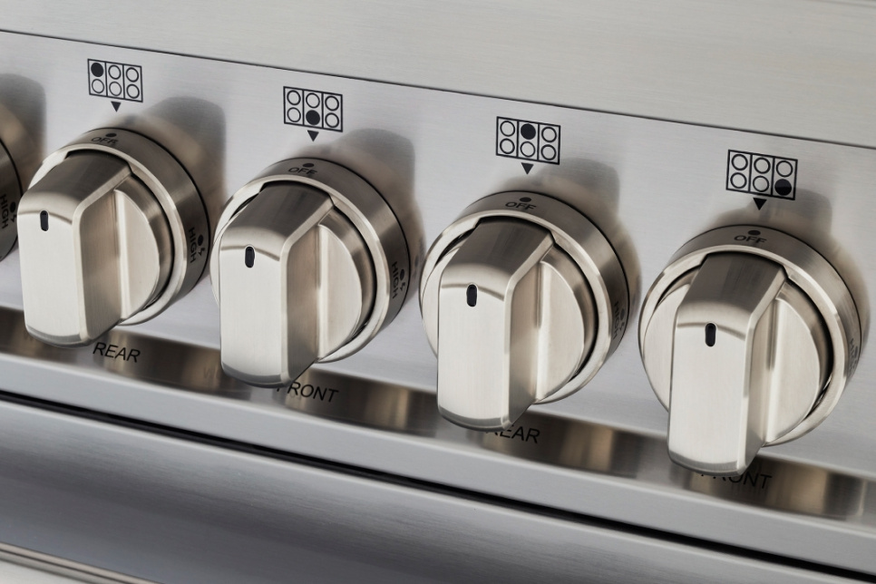 Induksjonstopp Master, 90 cm, 5 soner, Dobbeltstekeovn, Rustfritt stål - Bertazzoni Induksjonstopp Master, 90 cm, 5 soner, Dobbeltstekeovn, Rustfritt stål - Bertazzoni