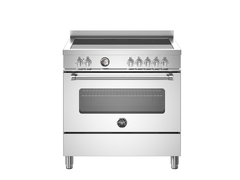 Induksjonstopp Master, 90 cm, 5 soner, Enkel ovn, Rustfritt stål - Bertazzoni i gruppen Grill, Komfyrer & Ovner / Stekeovn / Induksjonskomfyrer hos The Kitchen Lab (1403-30621)