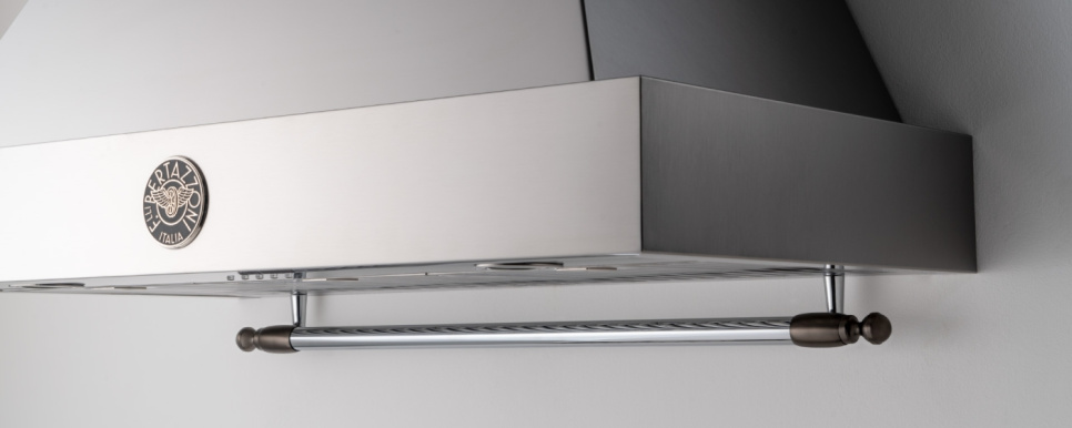 Heritage dekorasjonssett, koketopp + vifte, svart nikkel (matt) - Bertazzoni Heritage dekorasjonssett, koketopp + vifte, svart nikkel (matt) - Bertazzoni