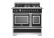 Gasspis Heritage, 90 cm, 6 brännare, 2 ugnar, Mattsvart - Bertazzoni