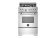 Gasspis Master, 60 cm, 4 brännare, 1 ugn, Rostfri - Bertazzoni