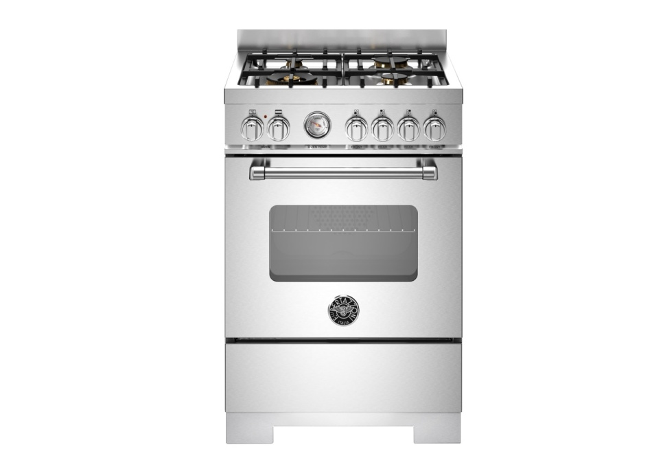 Gasspis Master, 60 cm, 4 brännare, 1 ugn, Rostfri - Bertazzoni i gruppen Grill, Komfyrer & Ovner / Stekeovn / Gasskomfyrer hos The Kitchen Lab (1403-34189)