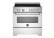 Induktionsspis Master, 90 cm, 5 zoner, 1 ugn, Rostfri - Bertazzoni