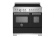 Induktionsspis Master, 90 cm, 5 zoner, 2 ugnar, Mattsvart - Bertazzoni