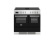 Induksjonskomfyr med integrert ventilator, Professional, 100 cm, 4 soner, 2 ovner, Svart - Bertazzoni