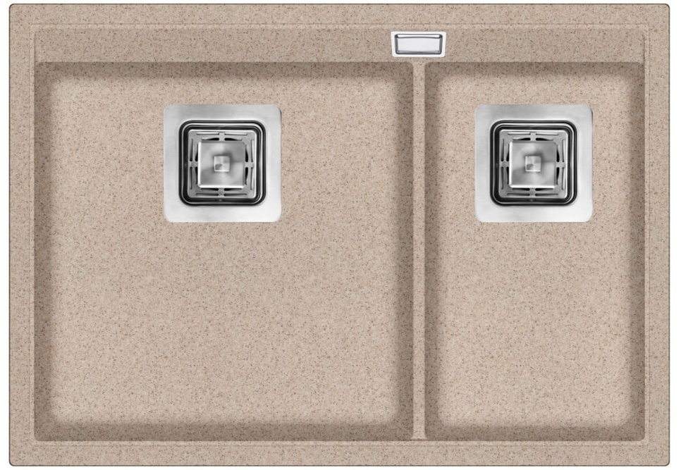 Dobbel oppvaskkum i kompositt - Delicia SQD150