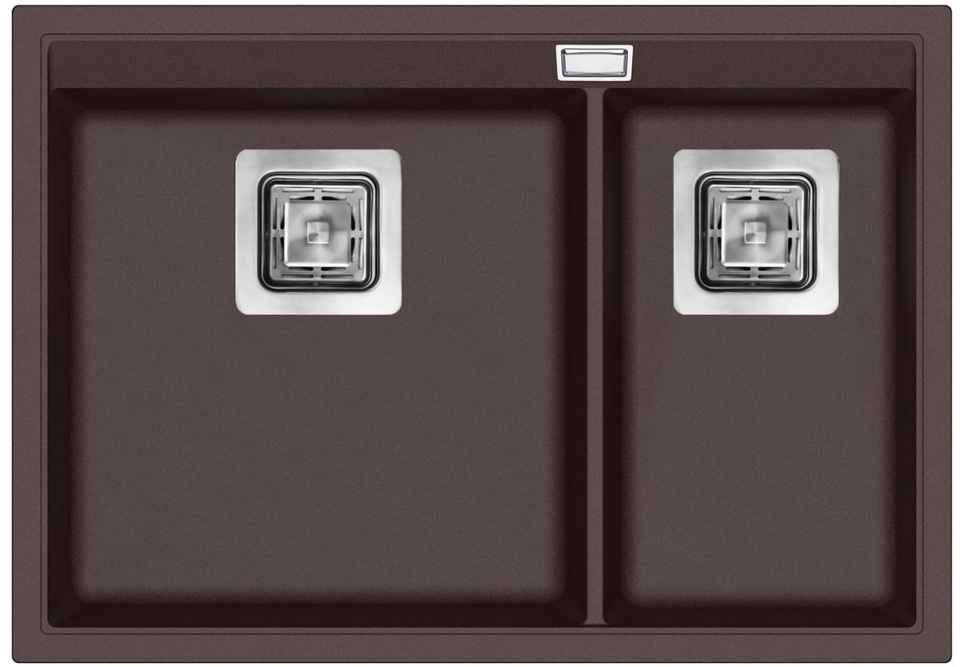 Dobbel oppvaskkum i kompositt - Delicia SQD150