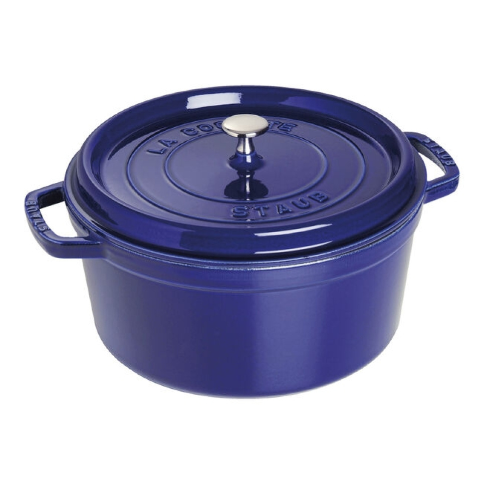 Emaljert Støpejernsgryte, Blå - Staub i gruppen Matlaging / Panner og Gryter / Gryter hos The Kitchen Lab (1418-12744)