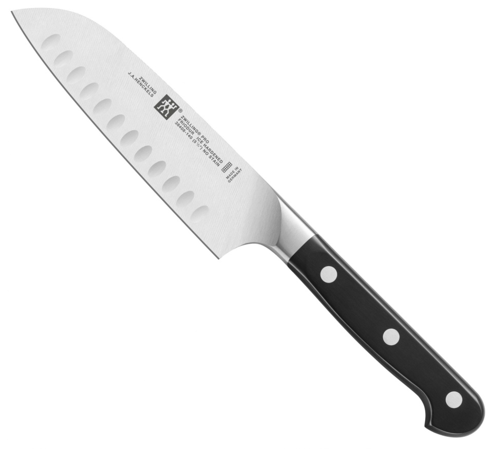 Olivenmalt Santoku kniv, 14cm - Zwilling Pro i gruppen Matlaging / Kjøkkenkniver / Santokukniv hos The Kitchen Lab (1418-12876)